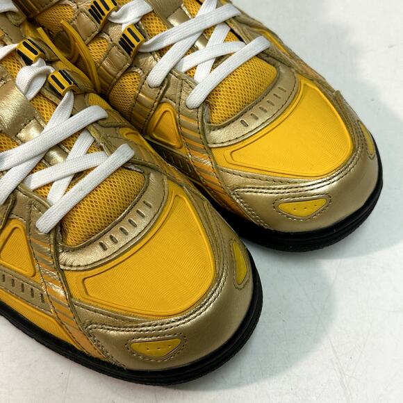 WORN 2x Nike Air Rubber Dunk x Off-White "University Gold" Virgil Abloh 2020 11 - Picture 7 of 12